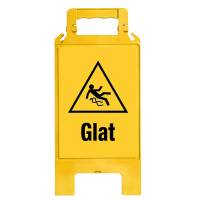 Afsp&aelig;rringsstander 'GLAT' 60x27,5cm gul