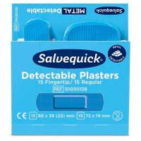 Salvequick Detectable fingerplaster 6x30stk