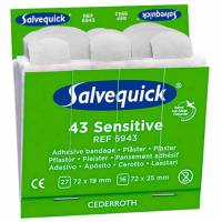 Salvequick Sensitive plaster 6x43stk