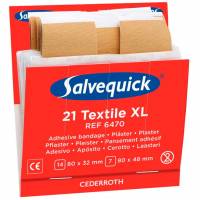 Salvequick XL tekstilplaster 6x21stk