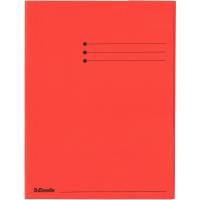 Esselte A4 kartonmappe 3 klapper r&oslash;d