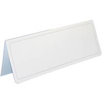 Durable bordnavneskilte A4 105x297mm hvid 100stk