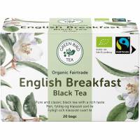 Green Bird English Breakfast &oslash;kologisk te 20 breve