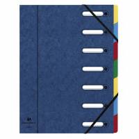 Exacompta A4 sorteringsmappe 7delt bl&aring;