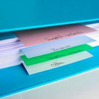 Exacompta 105x240mm faneblad 4tabs