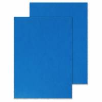 Q-connect karton for-/bagside A4 250g bl&aring; 100ark