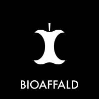 Bioaffald piktogram u/baggrund 12x12cm
