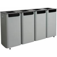 Modulspande affaldssortering 4x70L