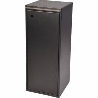 Affaldsbeholder med l&aring;g 100L sort