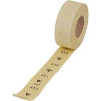 VX1 k&oslash;-nummersystem billetter 2000stk hvid