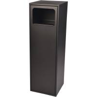 Affaldsbeholder m/indkast fra front 100L sort