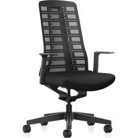 Interstuhl PUREis3 PU213 kontorstol arml&aelig;n sort