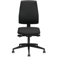 Lite Pro kontorstol m/h&oslash;j ryg sort/sort