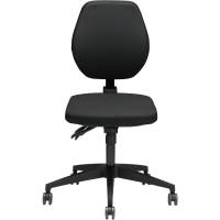 Paris kontorstol asynkron sort stel lav ryg