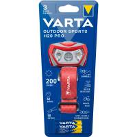 Varta Outdoor Sports H20 Pro pandelampe r&oslash;d