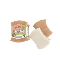Multy Eco svampe 10x8,5x2cm hvid/brun