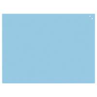 NAGA magnetisk glastavle 60x80cm lysebl&aring;