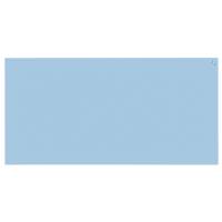 NAGA magnetisk glastavle 100x200cm lysebl&aring;