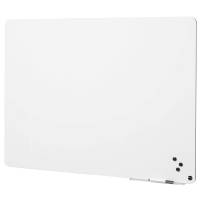 NAGA magnetisk whiteboard u/ramme m/starts&aelig;t 150x117cm hvid