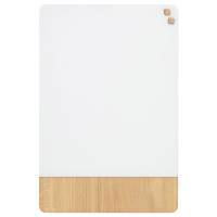 NAGA magnetisk glastavle 60x80cm mat hvid/egefiner