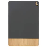 NAGA magnetisk glastavle 60x80cm mat gr&aring;/egefiner