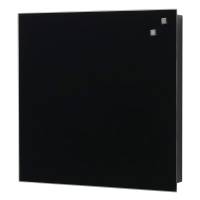 NAGA magnetisk glas n&oslash;gleskab 5x30x30cm sort