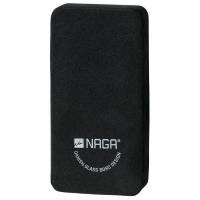 NAGA magnetisk tavlesvamp t/glastavle 5x10cm sort