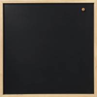 NAGA magnetisk kridttavle m/tr&aelig;ramme 60x60cm sort