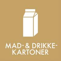Mad- & drikkekartoner piktogram 12x12cm
