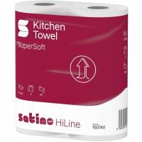 Satino HiLine k&oslash;kkenrulle 2-lags 23cmx14m hvid 32rl