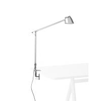 Napoli lampe med bordtvinge s&oslash;lv
