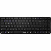 RAPOO E9100M tr&aring;dl&oslash;s tastatur sort