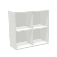 Kontorreol B2 4 rum hvid