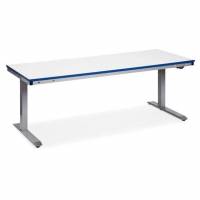 Arbejdsbord ErgoMini 80x200cm lysegr&aring; 180kg