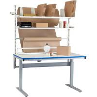 Pakkebord kombination 9 80x150cm lysegr&aring; 180kg