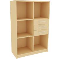 Kontorreol C3 5 rum 3 skuffer b&oslash;g