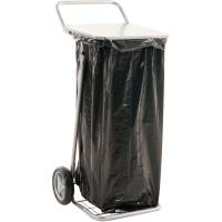 Kongamek affaldsstativ s&aelig;kkevogn m/l&aring;g 125L