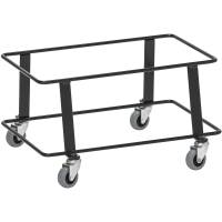 Kongamek rullevogn t/indk&oslash;bskurve sort