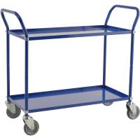 Kongamek hyldevogn m/2 hylder 1080x480x940mm 250kg bl&aring;