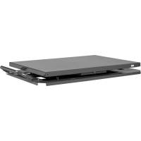 Kongamek plade t/pallevogn 1338x810x152mm m&oslash;rkegr&aring; 800kg