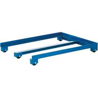 Kongamek lav pallevogn 1200x870x150mm bl&aring; 1000kg