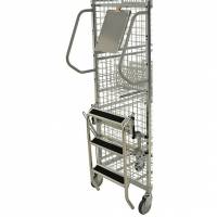 Kongamek stige m/to h&aring;ndtag t/hyldevogne 300-serien 130kg