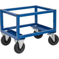 Kongamek halv pallevogn 800x600x654mm bl&aring; 800kg