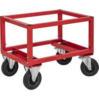 Kongamek halv pallevogn r&oslash;d 800x600x654mm 800kg