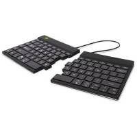 R-Go Split Break tastatur tr&aring;dl&oslash;s sort