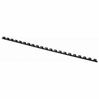 Q-connect spiralrygge 6mm 25ark sort 100 stk