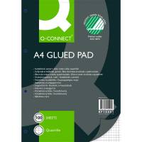 Q-connect standardblokke 60g A4 kvadreret 4 huller