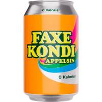 Faxe Kondi Appelsin 0 kalorier 33cl d&aring;se