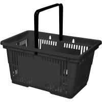 Indk&oslash;bskurv 28L sort