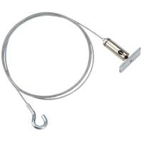 Wireoph&aelig;ng t/plakatskinne 1000x&Oslash;1,2mm